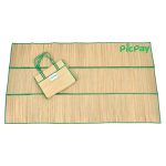 4 Esteira de Praia Personalizada Palha