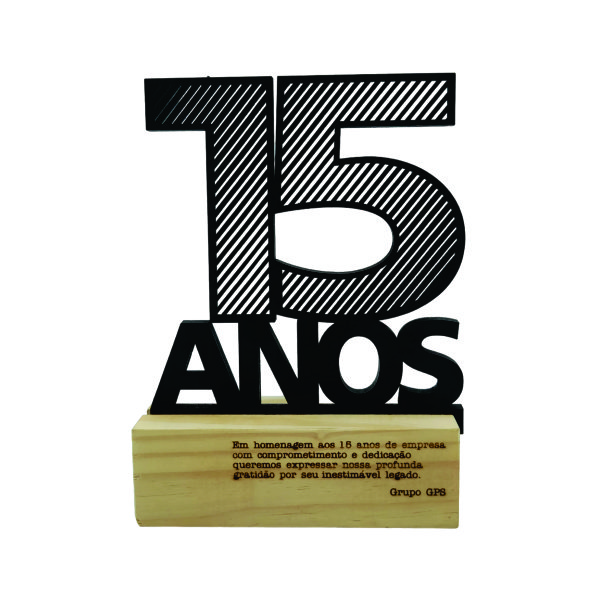 Troféu de MDF Personalizado