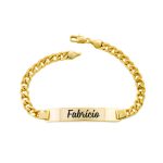 6.0 Pulseira masculina personalizada com nome