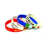 7.0 Pulseira de borracha personalizada
