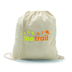 Sacola tipo Mochila 100% Algodão Personalizada